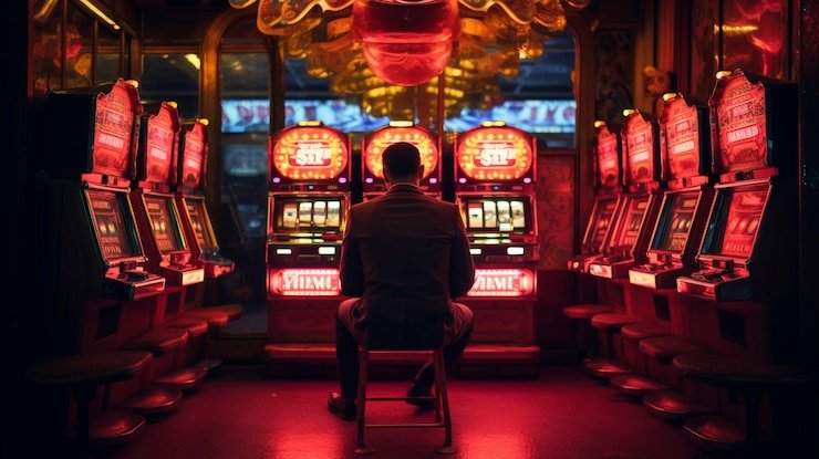 Menu permainan slot dengan Money Train tersedia